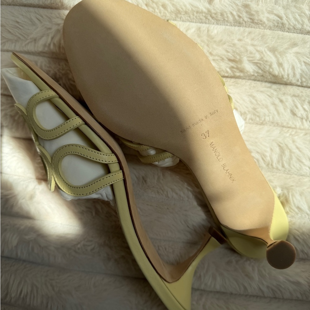 Manolo Blahnik 50mm Barimu Sandals - Picture 5 of 11